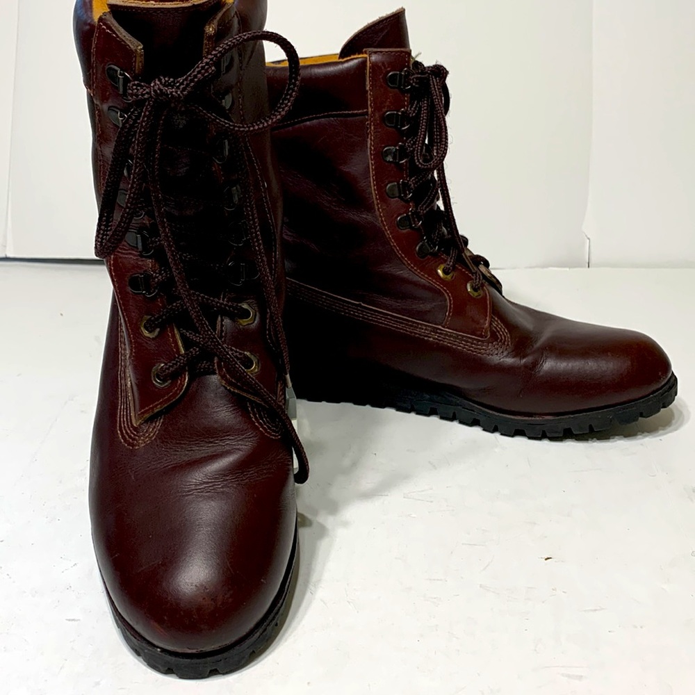 Vintage timberland lace up boot